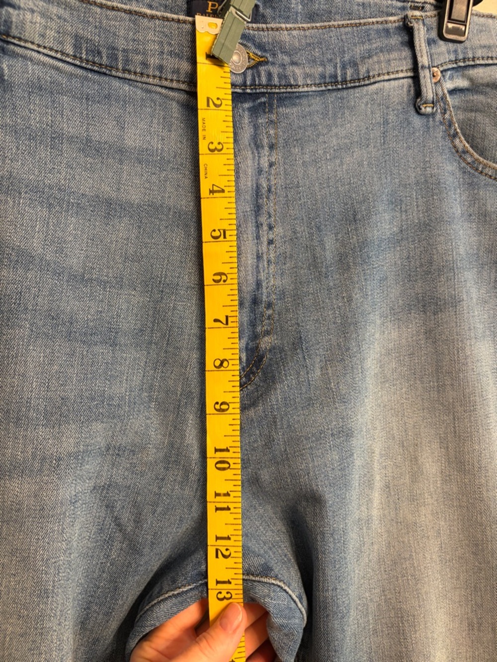 Polo Ralph Lauren Men’s Jeans Light Blue Relaxed Fit 44 x 34 Classic Timeless - Picture 5 of 12